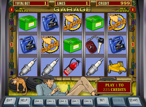 Garage play the pokies online