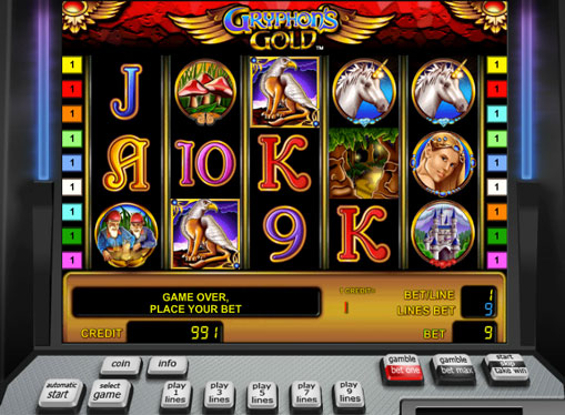 Gryphons Gold play the pokies online