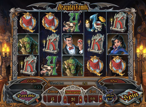 Pokies machine Dracula`s Family for money