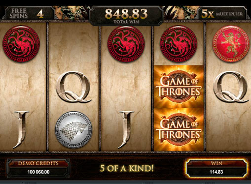 Pokies machine Game of Thrones for real money