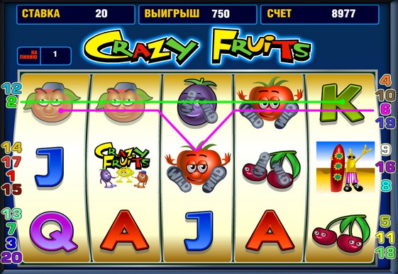 Reel Crazy Fruit Machine