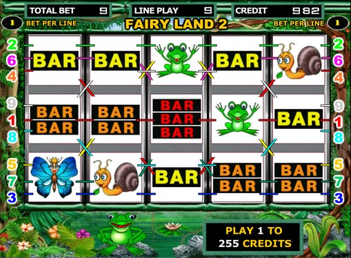 The reels of pokies Fairy Land