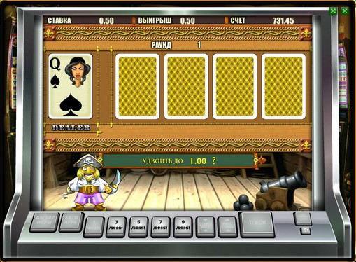 The doubling round of pokies Pirate