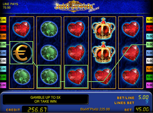 Just Jewels deluxe Play the pokies online