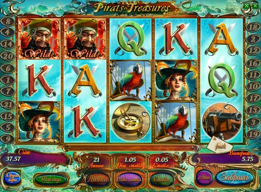 Pokies for money - Pirates Treasures HD