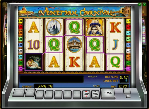 The reels of pokies Venetian Carnival