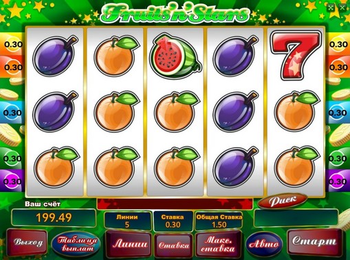 The signs of pokies Fruits n Stars